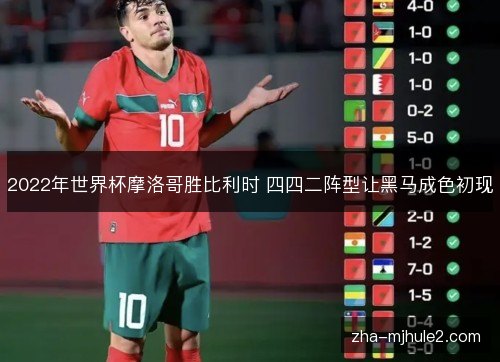 2022年世界杯摩洛哥胜比利时 四四二阵型让黑马成色初现